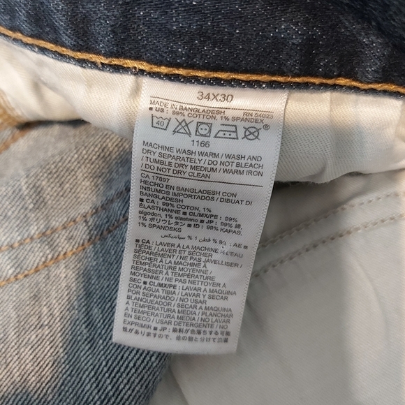 📣2/40$📣 OLD NAVY slim men's jeans size 34 - Picture 6 of 6